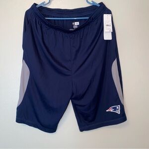 New England Patriots NFL Team Apparel TX3 Cool, Mens Size Large Gym Shorts